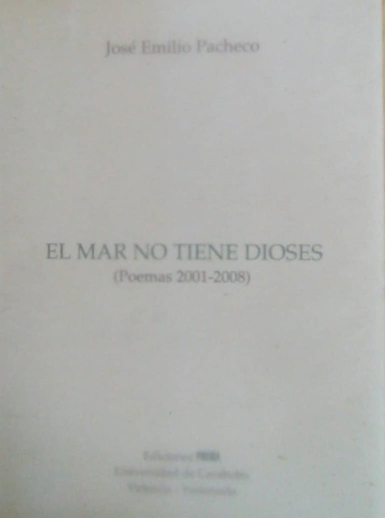 El mar no tiene dioses